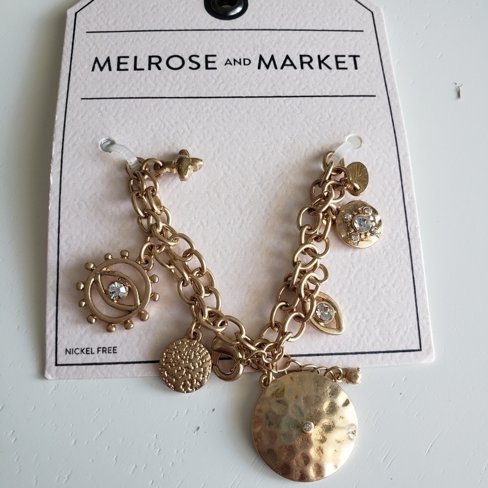 Evil Eye Charm Bracelet NWT